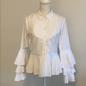 Jonathan Simkhai pleated blouse